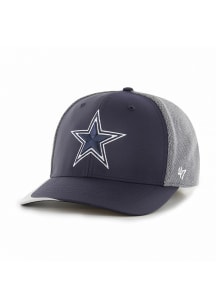 47 Dallas Cowboys Mens Navy Blue Bound Line Trophy Flex Hat