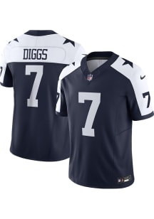 Trevon Diggs Nike Dallas Cowboys Mens Navy Blue Alt Throwback Limited Football Jersey