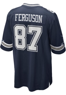 Jake Ferguson  Nike Dallas Cowboys Navy Blue Home Football Jersey