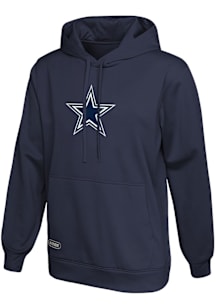 New Era Dallas Cowboys Mens Navy Blue Stadium Logo Hood