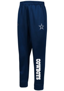 New Era Dallas Cowboys Mens Navy Blue Side Line Pants