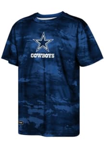 New Era Dallas Cowboys Navy Blue Scrimmage Short Sleeve T Shirt