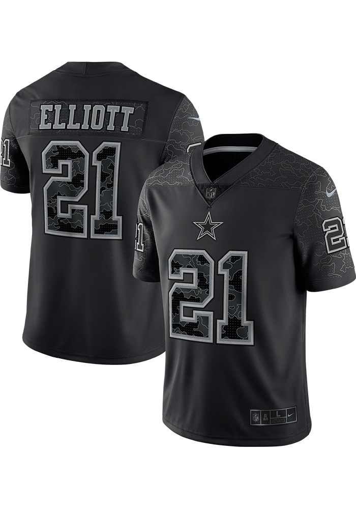Nike Dallas Cowboys Ezekiel Elliott #21 Reflect Jersey