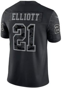 Ezekiel Elliott Nike Dallas Cowboys Mens Black REFLECTIVE Limited Football Jersey