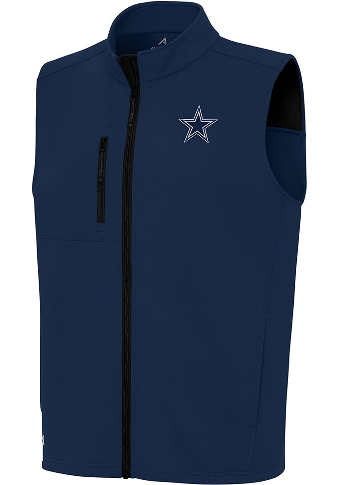 Antigua Dallas Cowboys Mens NAVY Demand Vest 41025438