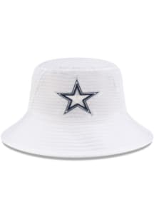 New Era Dallas Cowboys White 2024 Training Camp Mens Bucket Hat