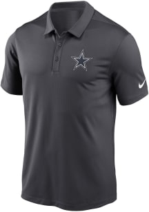 Nike Dallas Cowboys Mens Grey Franchise Design Short Sleeve Polo