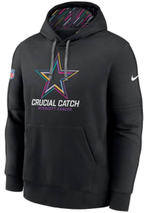 Nike Dallas Cowboys Mens Black Crucial Catch Sideline Hood