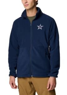 Columbia Dallas Cowboys Mens Navy Blue Flanker IV Fleece Light Weight Jacket