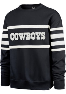 47 Dallas Cowboys Mens Navy Blue Coaches Long Sleeve Fashion Sweatshirt