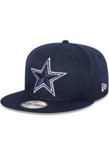 New Era Dallas Cowboys Navy Blue Basic 9FIFTY Mens Snapback Hat