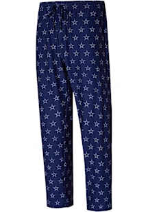 Dallas Cowboys Mens Navy Blue Record Sleep Pants