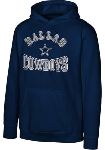 Dallas Cowboys Youth Navy Blue Home Town Long Sleeve Hoodie