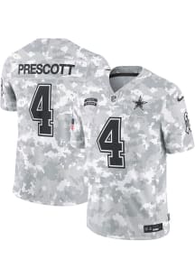 Dak Prescott Nike Dallas Cowboys Mens White Salute to Service Limited Football Jersey