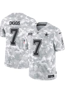 Trevon Diggs Nike Dallas Cowboys Mens White Salute to Service Limited Football Jersey