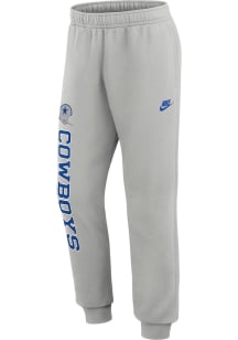Nike Dallas Cowboys Mens Grey Rewind Club Fleece Sweatpants