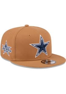 New Era Dallas Cowboys Brown Color Pack OTC Logo 9FIFTY Mens Snapback Hat