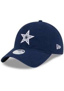 New Era Dallas Cowboys Navy Blue Evergreen W Glitter 9TWENTY Womens Adjustable Hat