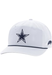 Dallas Cowboys Hooey Star Logo Rope Adjustable Hat - White