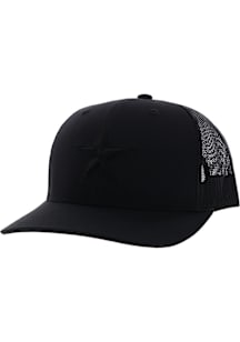 Dallas Cowboys Hooey Man Star Patch Tonal Trucker Adjustable Hat - Black