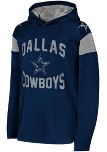 Dallas Cowboys Youth Navy Blue The Champ Is Here Long Sleeve Hoodie