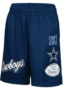 Dallas Cowboys Youth Navy Blue Game Time Shorts