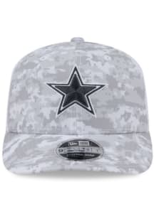 New Era Dallas Cowboys 2024 Salute to Service 9SEVENTY Adjustable Hat - White