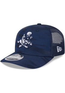 New Era Dallas Cowboys Retro Joe Camo Trucker 9SEVENTY Adjustable Hat - Navy Blue