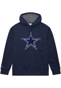 Dallas Cowboys Mens Navy Blue Snow Washed Fashion Hood