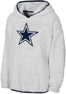 Dallas Cowboys Girls Grey Ultimate Long Sleeve Hooded Sweatshirt