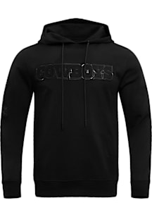 Pro Standard Dallas Cowboys Mens Black Triple Black Fashion Hood