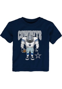 Dallas Cowboys Infant Brute Squad Short Sleeve T-Shirt Navy Blue