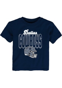 Dallas Cowboys Infant Tall Boy Short Sleeve T-Shirt Navy Blue