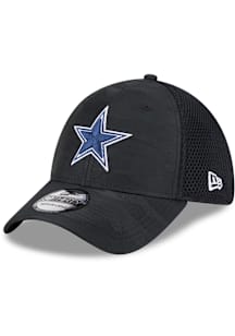 New Era Dallas Cowboys Mens Black Tonal Camo 39THIRTY Flex Hat