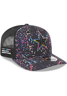 New Era Dallas Cowboys 2025 Crucial Catch Stretch 9SEVENTY Adjustable Hat - Black