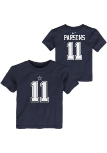 Micah Parsons Dallas Cowboys Toddler Navy Blue Nike Fuse NN Short Sleeve Player T Shirt