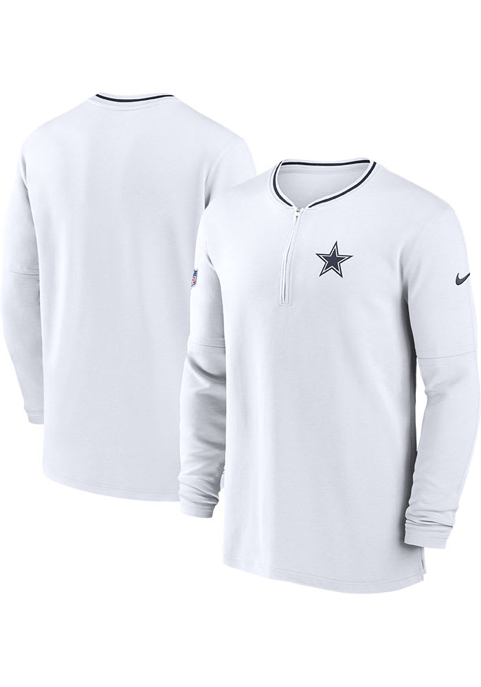 Nike Dallas Cowboys Mens White Sideline Coach Pullover - 41025875