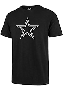47 Dallas Cowboys Black Imprint Super Rival Short Sleeve T Shirt