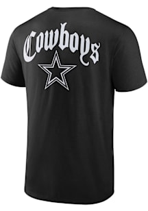Dallas Cowboys Black Old English Short Sleeve T Shirt