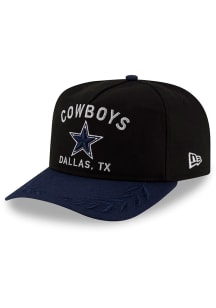 New Era Dallas Cowboys Black 2025 NFL Draft A Frame JR 9FIFTY Youth Snapback Hat