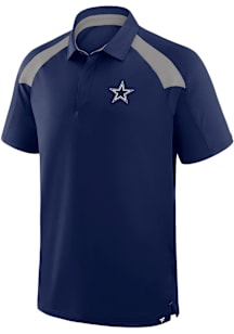 Dallas Cowboys Mens Navy Blue Back Around Short Sleeve Polo