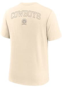 Nike Dallas Cowboys Tan Triblend Short Sleeve Fashion T Shirt