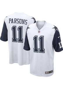 Micah Parsons   Dallas Cowboys White Alt Football Jersey