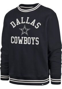 47 Dallas Cowboys Mens Navy Blue Clubhouse View Sierra Long Sleeve Fashion Sweatshirt