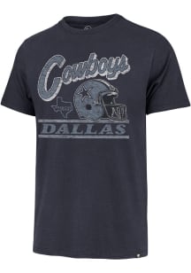 47 Dallas Cowboys Navy Blue Fly By Franklin Short Sleeve Fashion T Shirt