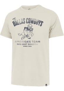 47 Dallas Cowboys Tan Wide Open Franklin Short Sleeve Fashion T Shirt