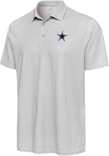 Antigua Dallas Cowboys Mens White Breeze Short Sleeve Polo