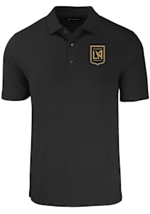 Cutter and Buck Los Angeles FC Black Forge Eco Stretch Big and Tall Polo