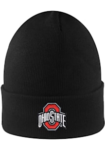 LogoFit Ohio State Buckeyes Black South Pole Mens Knit Hat