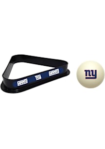 New York Giants Cue Ball and Rack Billiard Ball Rack
